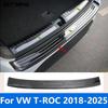 Для Volkswagen VW T-ROC TROC 2018-2025 Наружные Аксессуары: Накладка на Задний Бампер Багажника, Порог Багажника, Защитная Накладка на Порог Двери
