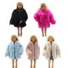 Fashion Mini Dolls Fluffy Clothes Furry Coat Cute Dolls Clothes Children Dress Up Toy Girls Gifts