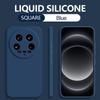 Для Mi 14 Ultra Case Square Liquid Silicone Camera Lens Protector Phone Cases For Xiaomi Xiaomi Mi 14 Mi14 Ultra 14Ultra Soft Cover
