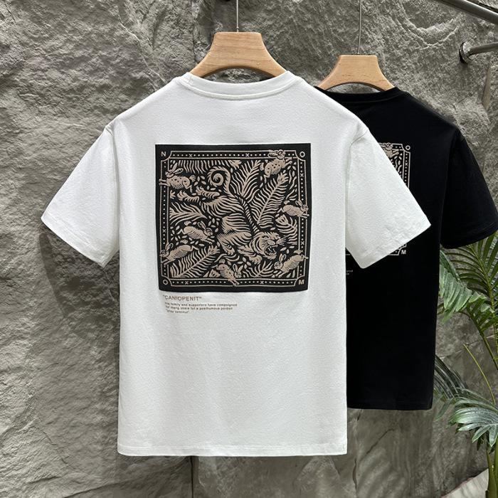 Летняя мужская короткорукавка Dopamine Wear, футболка с принтом, тонкий мужской топ