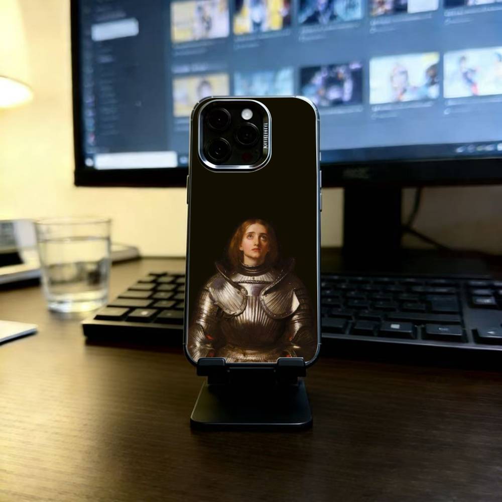 Классический чехол для телефона в стиле Караваджо для iPhone 17,16,15,14,13,12,11 Plus,Pro Max,XS,Разноцветный Серебристый чехол для телефона Funda Cover