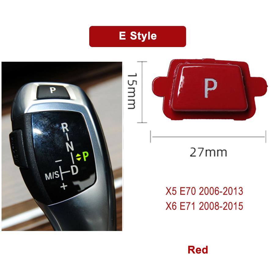 Крышка рычага переключения передач автомобиля Auto P Parking Button для BMW 3 5 7 X3 X4 X5 X6 Series E90 F30 F10 F01 F25 F26 E70 F15 F16