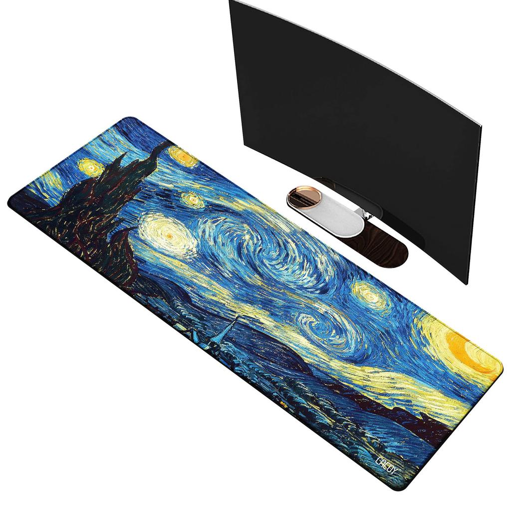 Cacoy Большая игровая мышь 120x40 см Компьютерная клавиатура Офисный и домашний настольный удлиненный коврик для мыши Коврик, коврик, коврик,