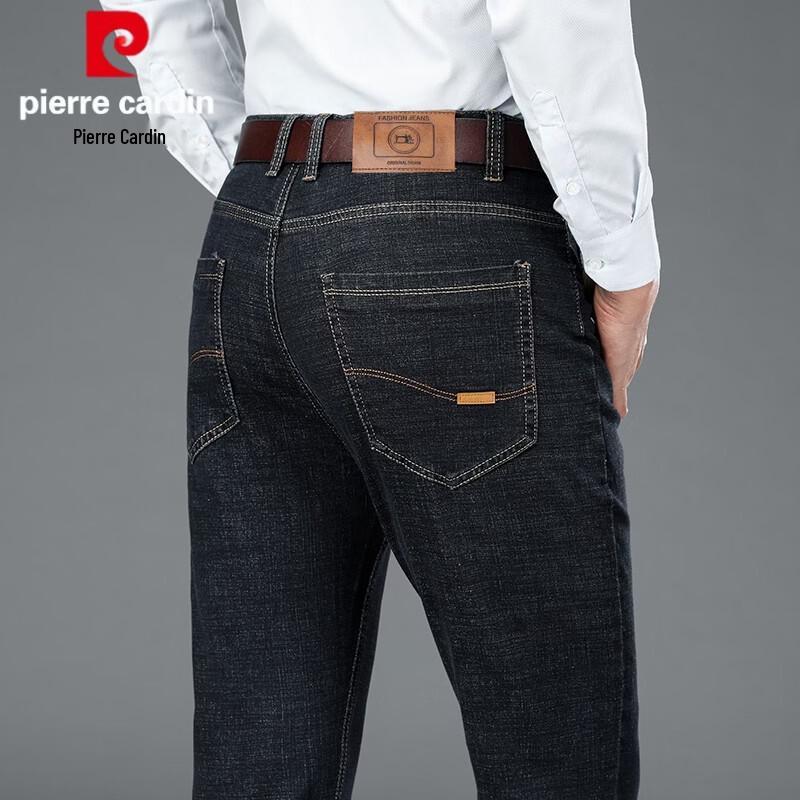 Pierre Cardin Мужские весенние прямые свободные эластичные джинсы
