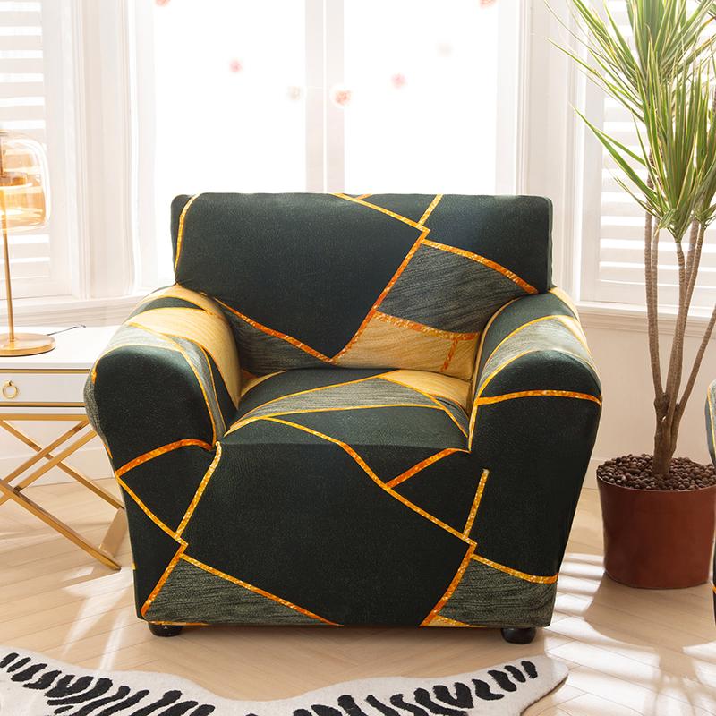 Чехол на кресло, эластичный чехол для дивана, хлопковые эластичные чехлы для дивана для гостиной, чехол Copridivano для одного дивана, чехол для дивана
