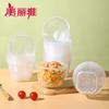 Meiliya Thickened Disposable Round Plastic Food Bowls
