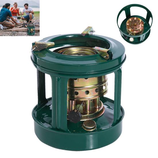 Outdoor Kerosene Stove BBQ Picnic Camping Backpacking Hiking Cooking Kerosene Furnace Burner Portable Lightweight 8-Wicks Camp Stove Heater