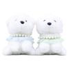 Cute Plush Dog Keychain Lovely Stuffed Animal Bag Charm In Green Blue White Pink