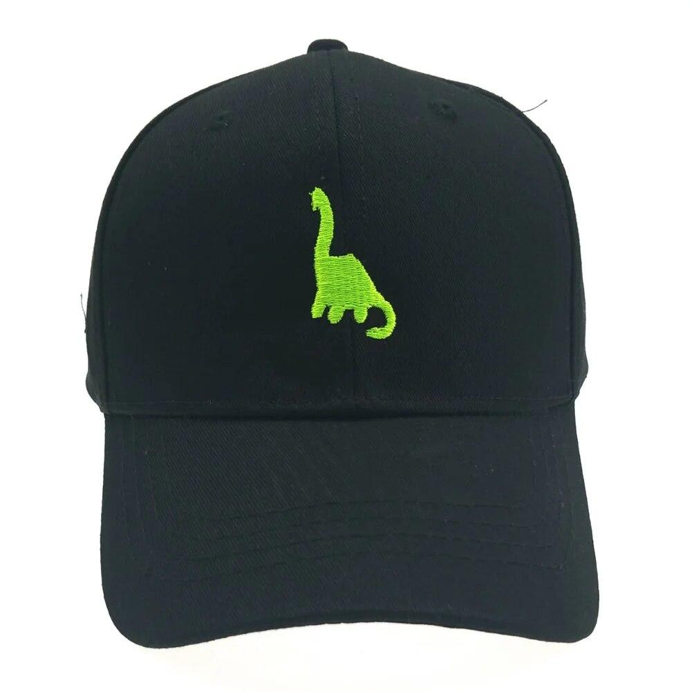 Новая модная бейсбольная кепка с вышивкой динозавра, хлопковая регулируемая спортивная кепка в стиле хип-хоп, повседневная кепка унисекс, шляпа от солнца
