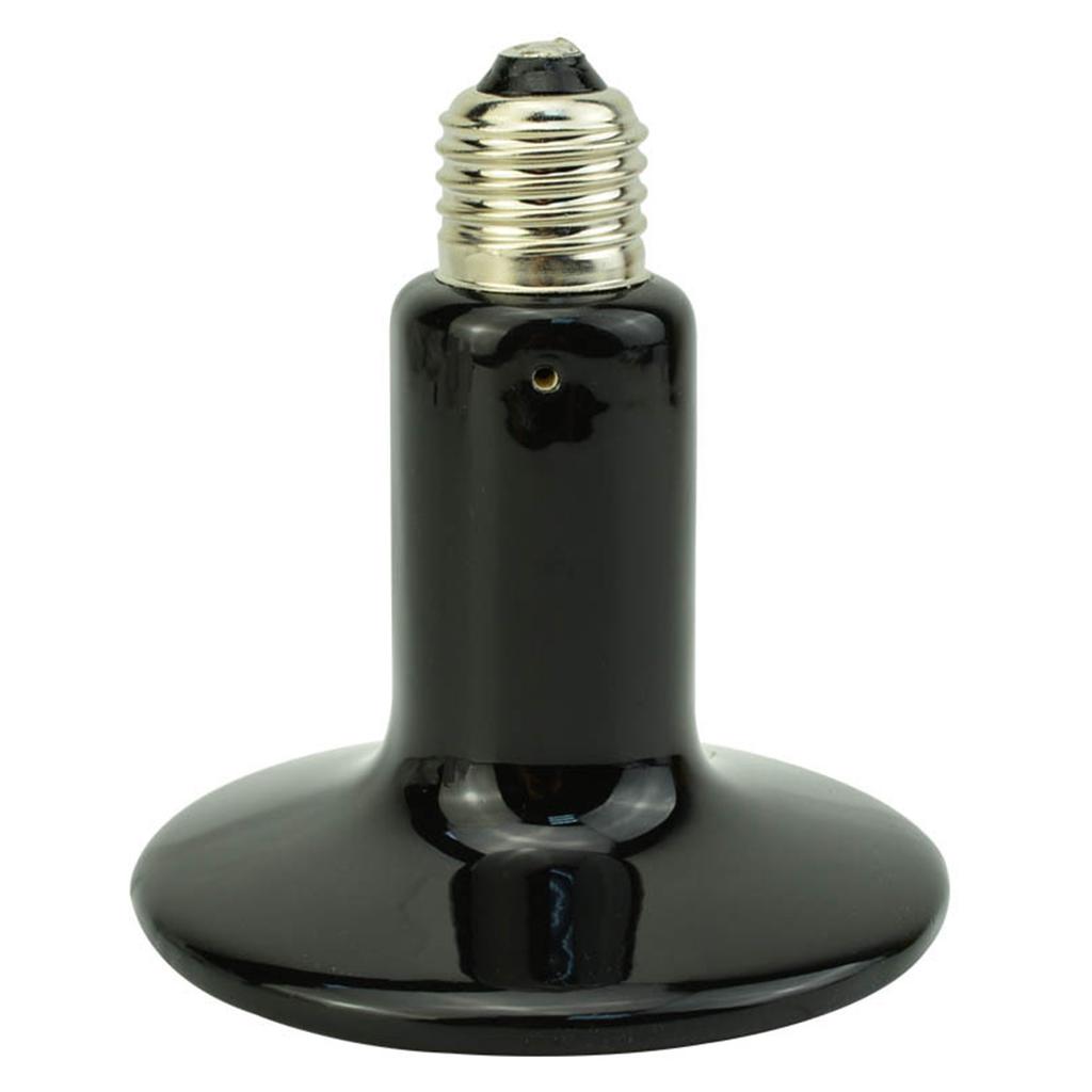 200W 220V Reptile Heat Lamp, Infrared Waterproof Ceramic Heat Lamp E27 Lampholder Ceramic Heating