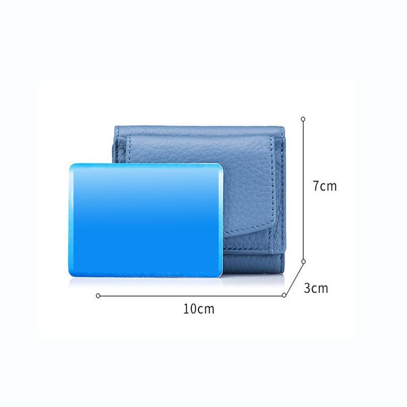 Genuine Leather Women Wallets and Purses Fashion Small Wallet with Mini Coin Pocket Rfid Blocking Purse