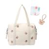 Большая корейская сумка-тоут через плечо для младенцев, отправляющихся в больницу, с биркой с именем медведя и карманом для марли [Happy RURU] Сумка для мам, сумка-тоут,