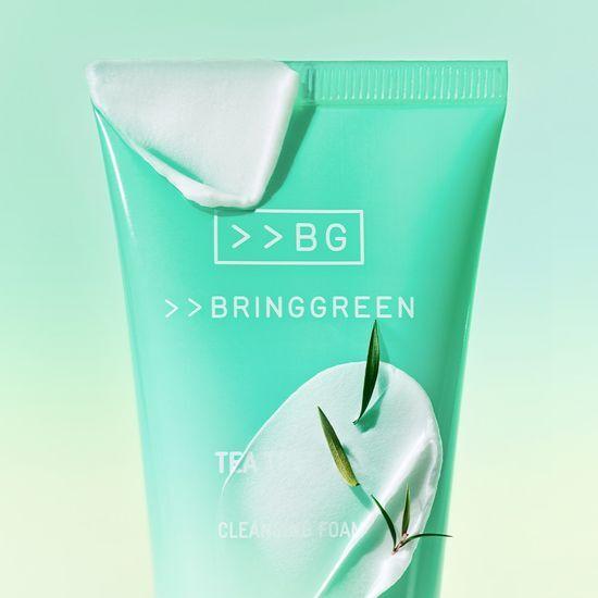 Bring Green Чайное дерево Цика Глубоко очищающая пенка 120мл