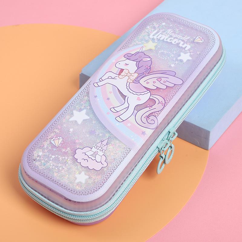 Умный пенал из термополиуретана с рисунком из мультфильма «Зыбучие пески» для студентов 