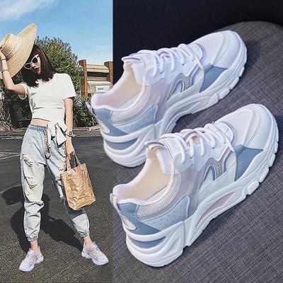 Ins daddy женская обувь корейская версия tide 2024 осень новые студенческие кроссовки женские уличная стрельба net красные туфли 999-1202