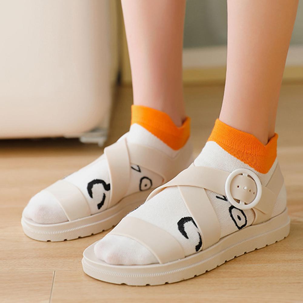 Cute Thin Cotton Japanese style Summer Shallow Mouth Cartoon Duck Socks Sock Slippers Hosiery