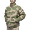 Jordan Flight Heritage Printed Stand-Up Collar Zip Casual Down Jacket Men Outerwear Maize FB6989-200