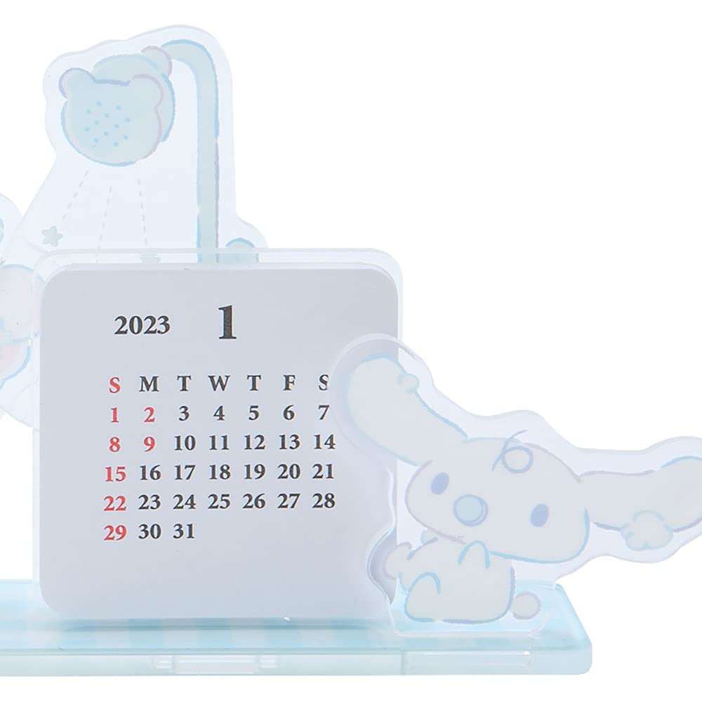 Sanrio Sanrio Calendar 2023 Tabletop Acrylic Stand Cinnamoroll Cinnamoroll Character 203327 SANRIO (SANRIO)