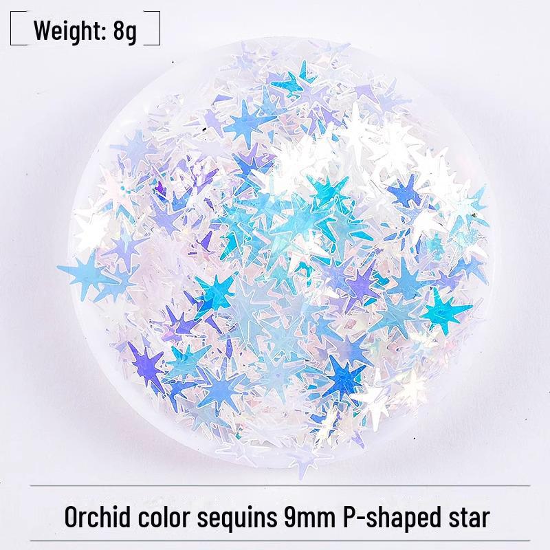 Dreamy Summer Glitter Mix: Hexagonal Sequins, Laser, and Fine Glitter In DIY Hemp Material.