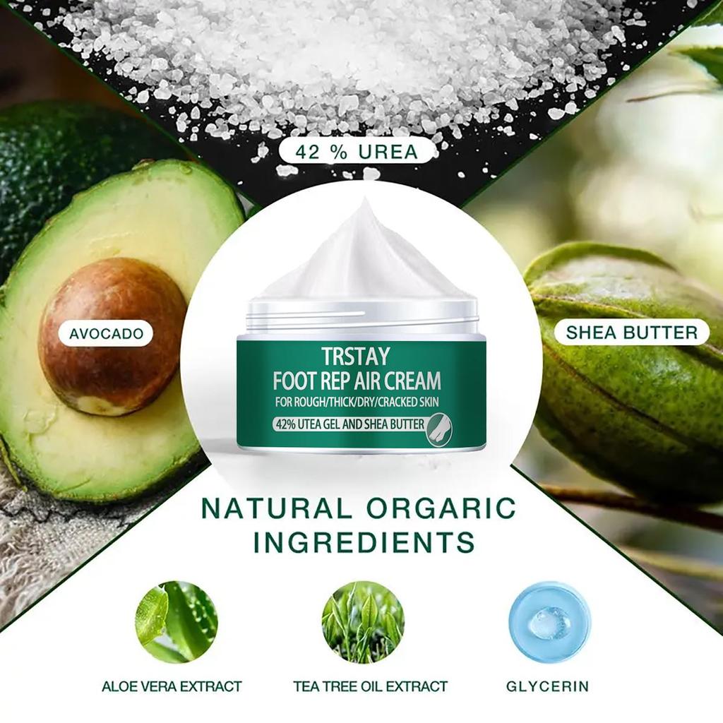 Восстанавливающий крем для ног, который осветляет тон кожи, увлажняет, осветляет тусклость и укрепляет кожу.