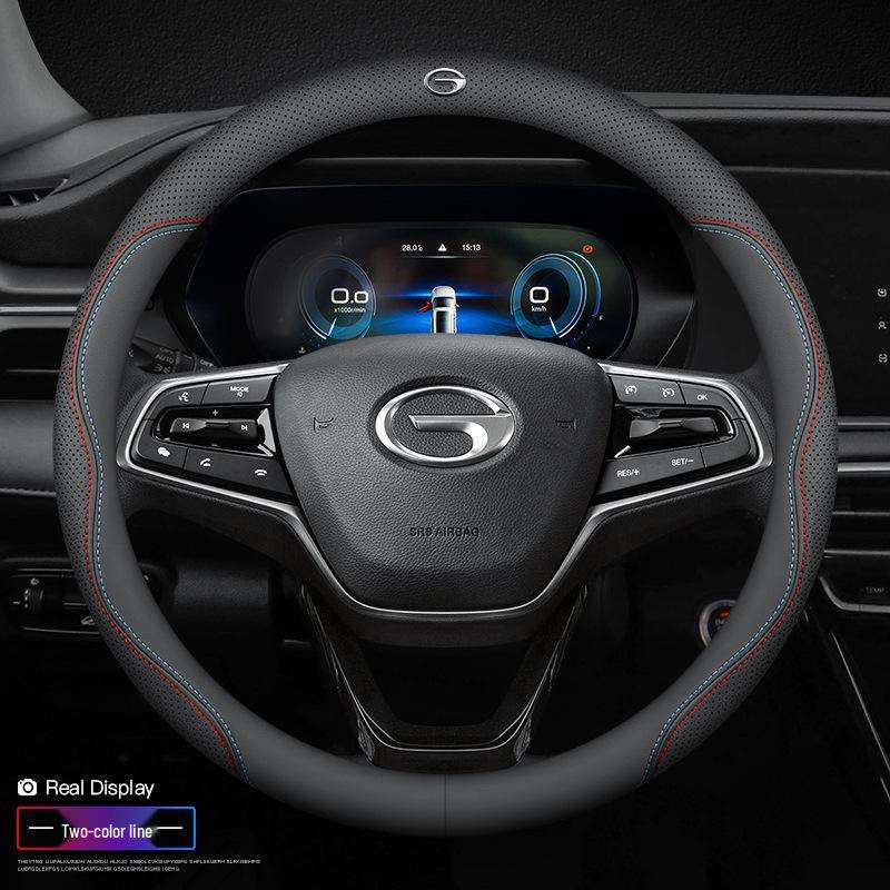 Trumpchi GS8/GS4/M8/M6/GS5 Empow GS3 GA4 AION V/S Mei 580Y Genuine Leather Steering Wheel Cover