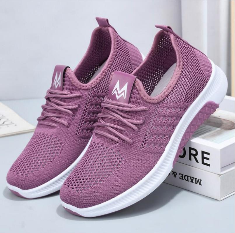 Женская повседневная обувь на плоской подошве, модная вулканизированная обувь с дышащей сеткой, женские кроссовки, летние женские туфли-лодочки, Zapatos Para Mujer