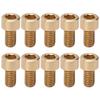 10pcs M6x10 Hex Socket Head Screw Copper Socket Head Bolt  Industrial Supplies