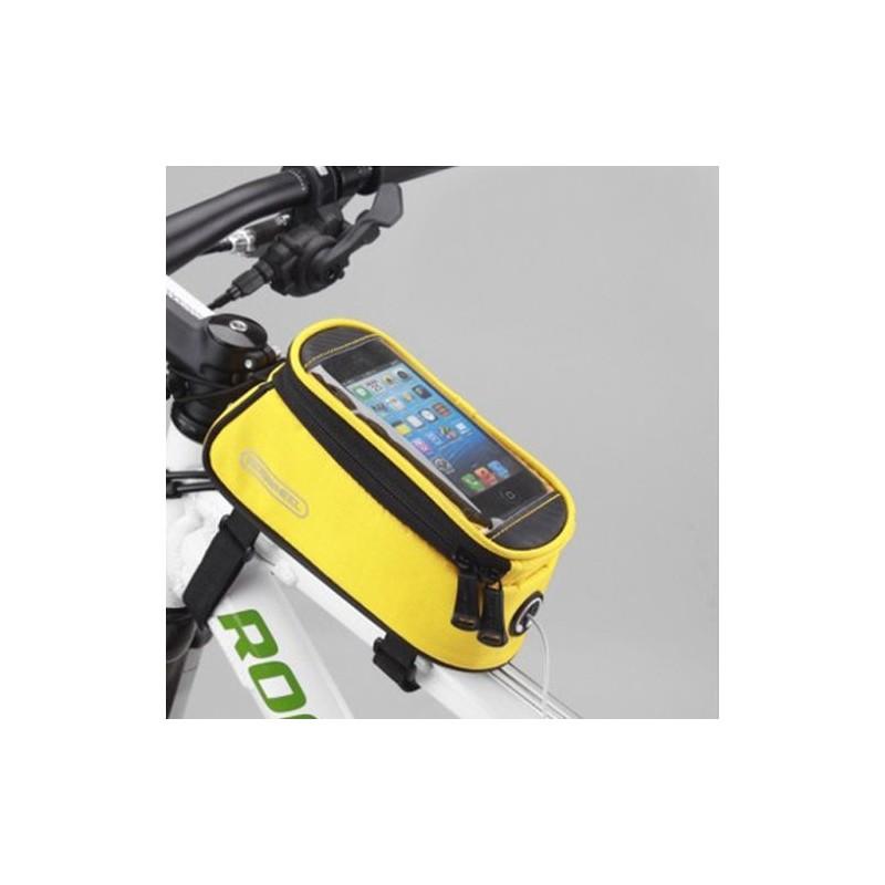 Cycling Handlebar Bag With Touch Screen Compatibility For Mountain Biking