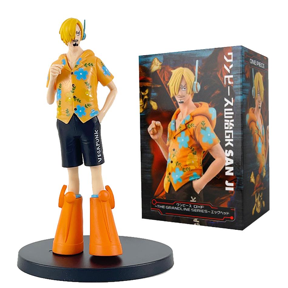 17cm Action Figures Of One Piece Characters Luffy, Zoro, Chopper, And Nami From Wanno Toys Desktop Collection Pvc Model