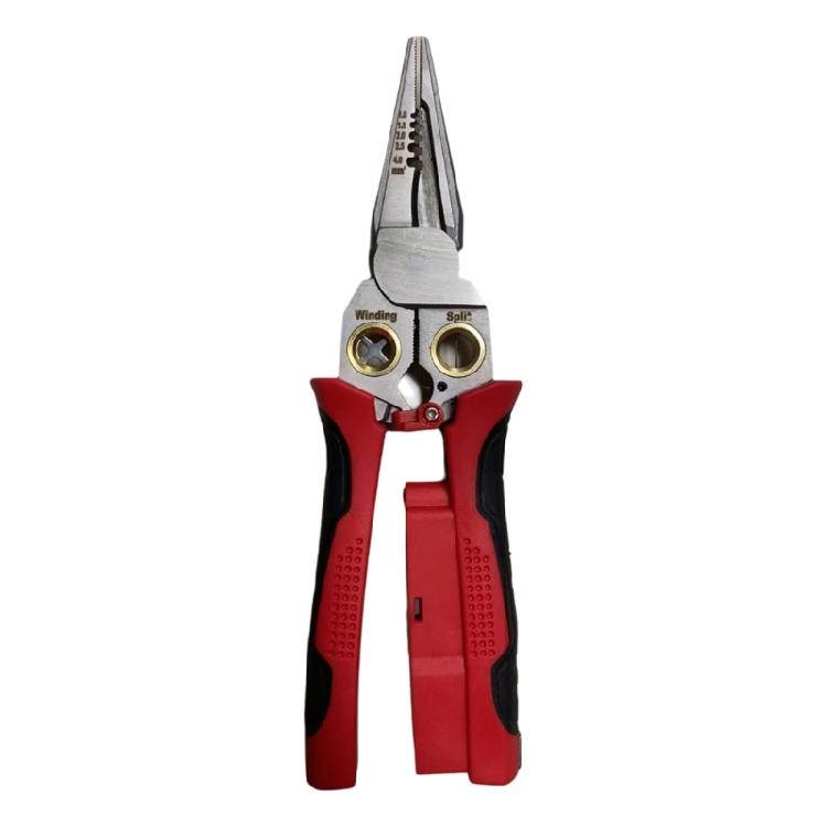 Плоскогубцы для зачистки проводов 8 в 1 Многофункциональные электрика Кабельный стриппер Разделение Ремонт Ручной инструмент Плоскогубцы