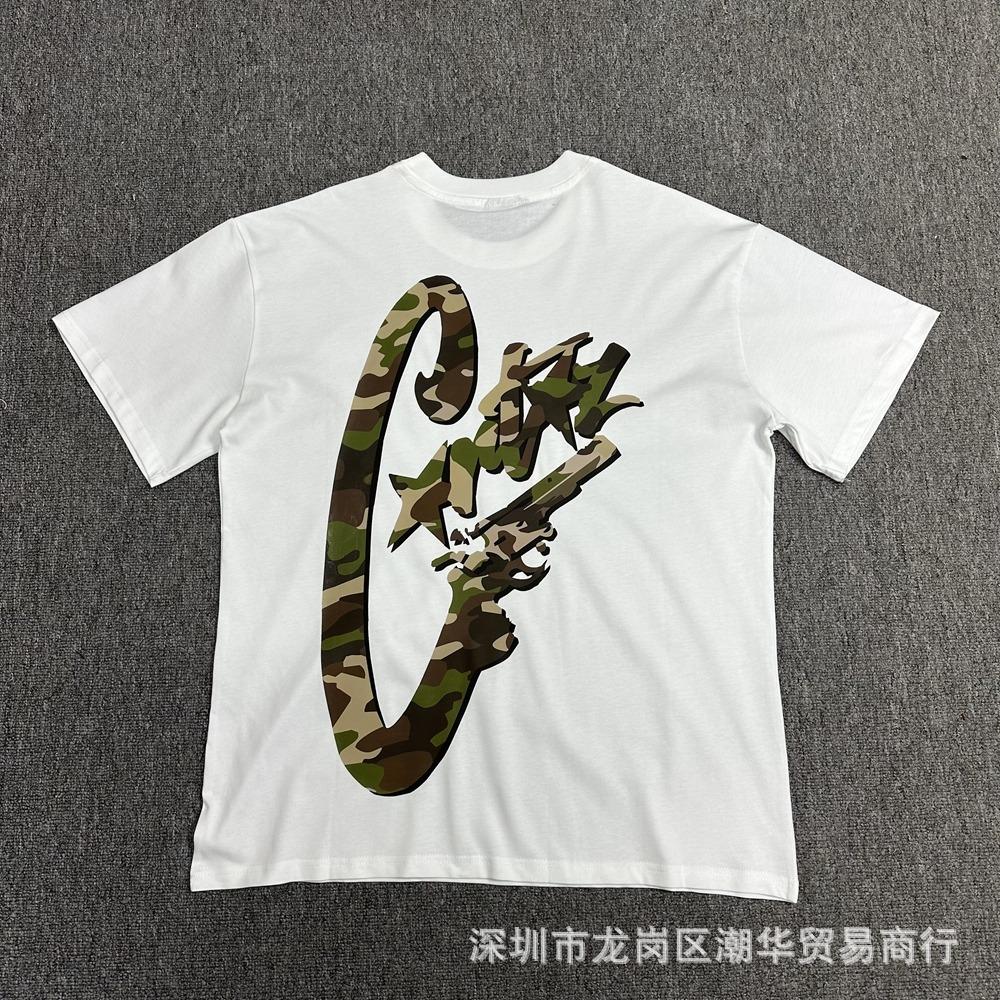 Cross-border Corteiz tide brand Alcatraz summer retro printing men's and women's trend loose casual short-sleeved T-shirt