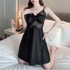 Summer new pajama two-piece set, fashionable and sexy lace, breathable soft nightdress, jacket available in multiple colors