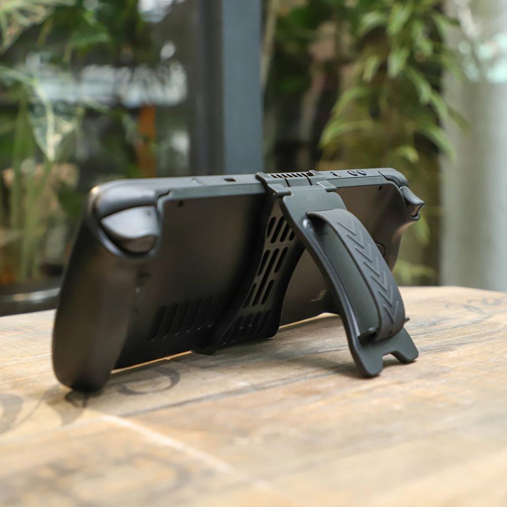 Подставка-держатель для геймпада для игровой консоли Steam Deck, складной кронштейн с зажимом для повербанка, игровые аксессуары.