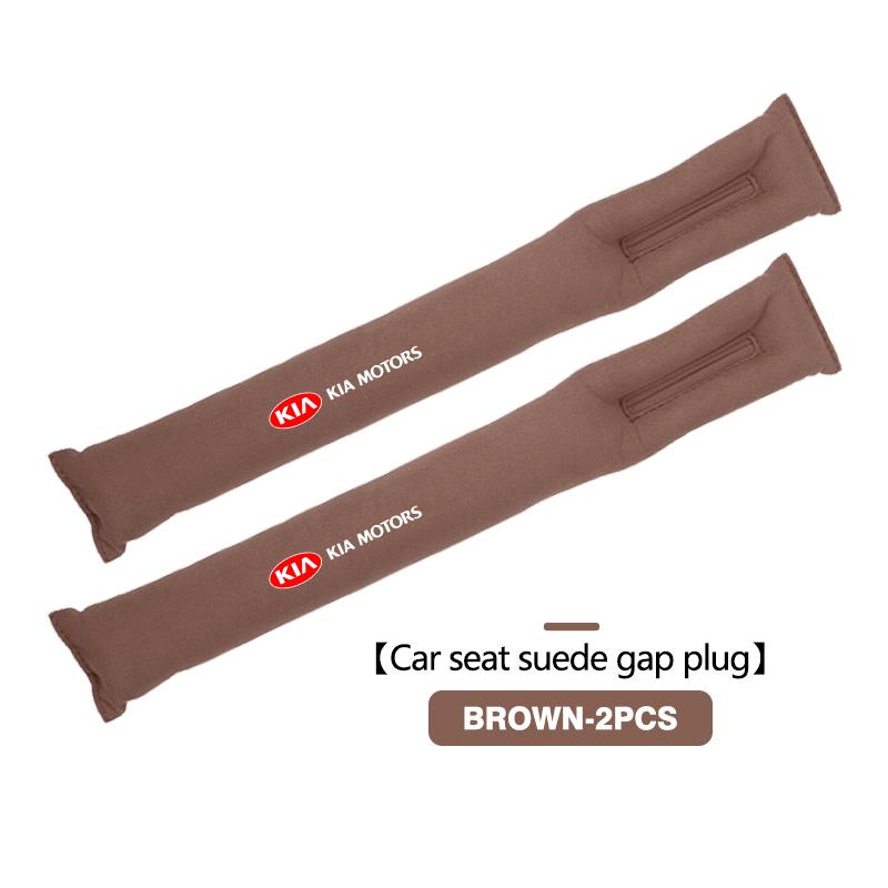 Suede Car Seat Gap Leak Proof Strip Gap Filler Interior Accessories For KIA Sorento Stinger Soul Spectra Niro Cadenza Sephia