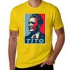 Josip Broz Tito T-Shirt Short sleeve tee tops black t shirts for men