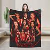 Katseye Kpop Girls Теплое одеяло Детское плюшевое плед с принтом Диван Кресло Фланелевая простыня Покрывало для диван-кровати