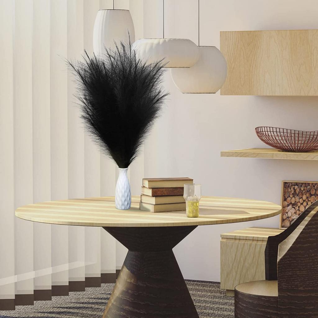 4 шт. стебли, большие искусственные пампасы высотой 110 см, искусственные пампасы, цветочные искусственные пампасы, ветки травы, растения для домашней кухни, декор в стиле бохо