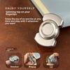 Three-in-one Fingertip Gyro Zinc Alloy Cool Snap EDC Toys Push Cards Decompression Rotating Magnetic Suction Decompression Artifacts