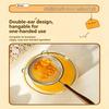 Fine Filter Strainer 304 Stainless Steel Wooden Handle Complementary Food Soybean Milk Filter Residue Spoon