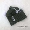 Knitted Pet Head Wear with a pom-pom Winter Dog Cap New Puppy Hat  for Small Dogs French Bulldog