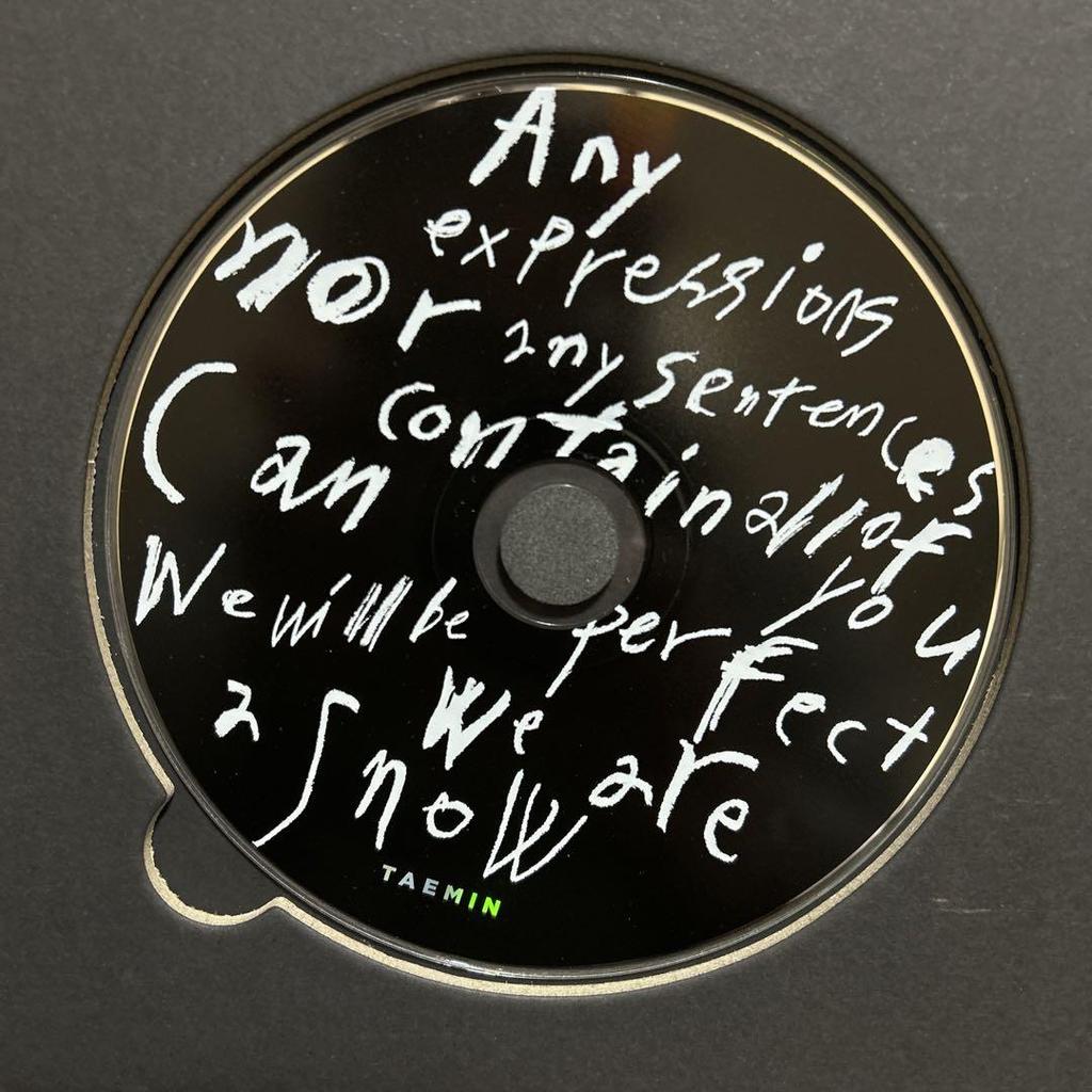 [USED] SHINee TAEMIN 2nd album MOVE with trading card