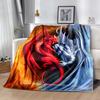 Gothic Style Blanket Warmthful Decor Great for Bedding Picnics Sofa Four Seasons Multipurpose Modern Style Best Holiday Gift for Friends Family