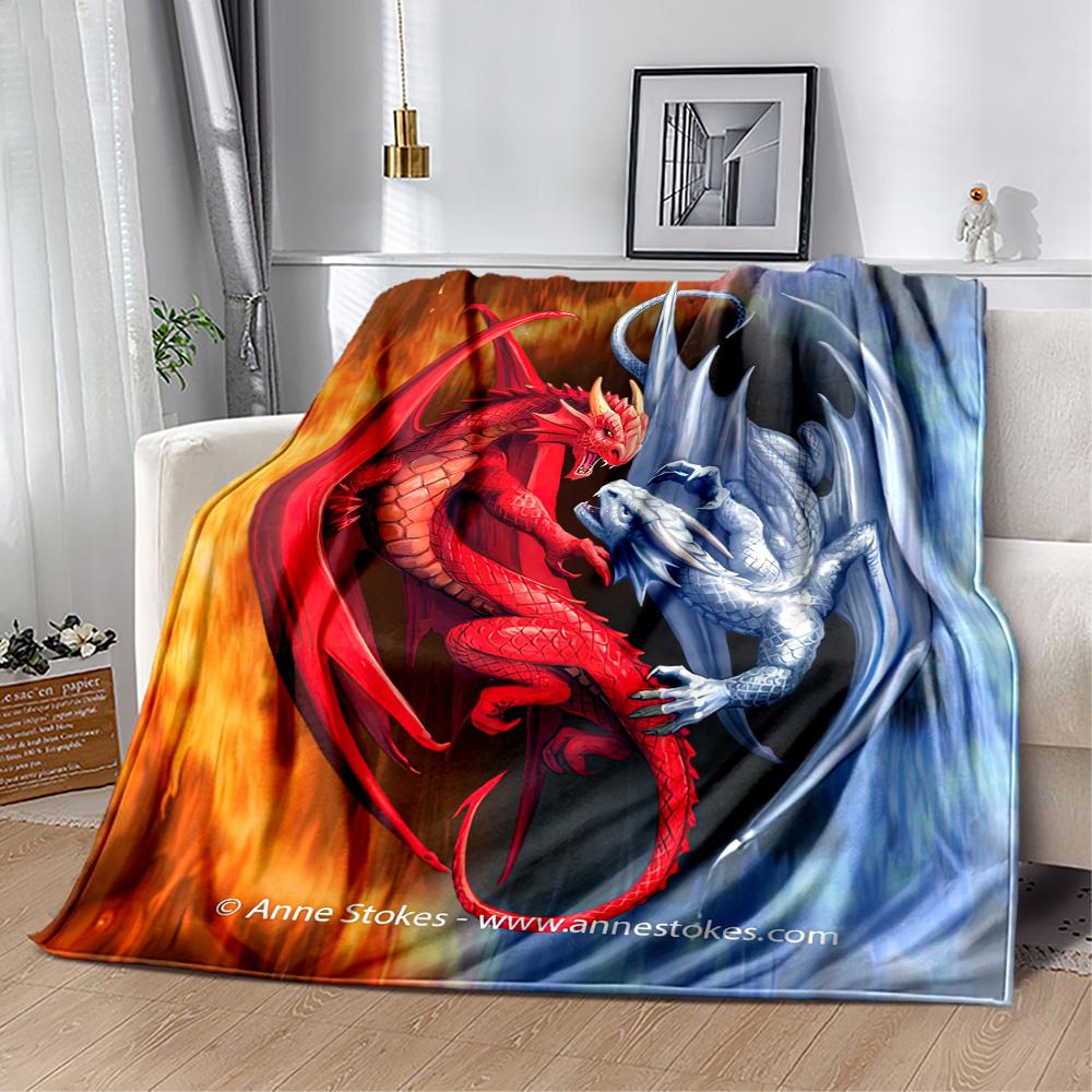 Gothic Style Blanket Warmthful Decor Great for Bedding Picnics Sofa Four Seasons Multipurpose Modern Style Best Holiday Gift for Friends Family