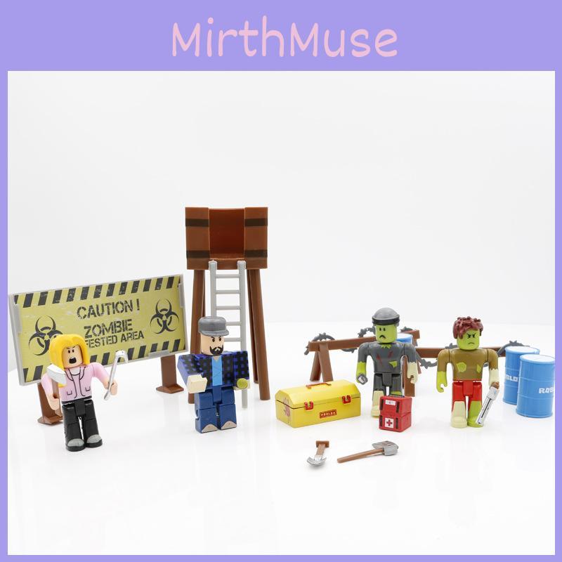 Премиальная игра Roblox Figma Набеги зомби Блочная кукла Русалка Игровой набор Экшн-фигурка Игрушка
