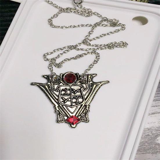 Ювелирные изделия Вампир Сумерки Новолуние Пики Башня Часы Ожерелье Античная бронза с покрытием Винтаж