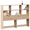 VidaXL Tête de lit avec rangement 160 cm bois massif de pin, tête de lit en bois, tête de lit avec rangement, tête de lit 855654