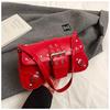 Punk Rivet Single Shoulder Bag: 2024 Retro Women's Versatile Casual Handbag