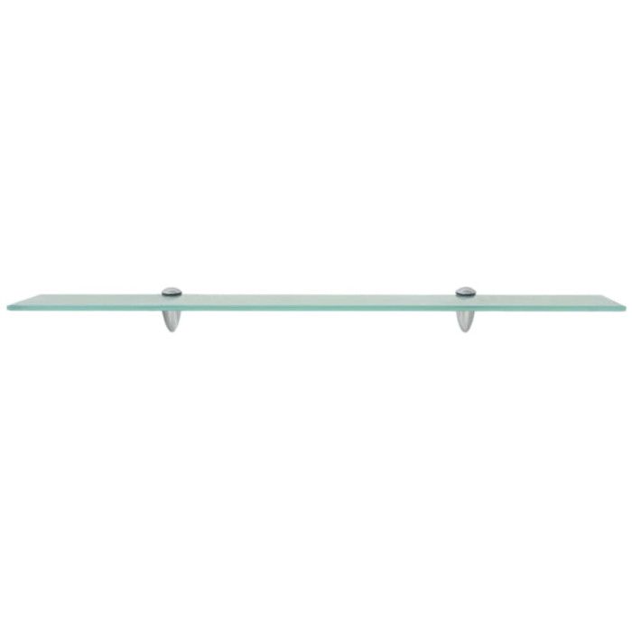 VidaXL Wall Shelves 2 Pcs Glass 80 X 20 Cm 8 Mm