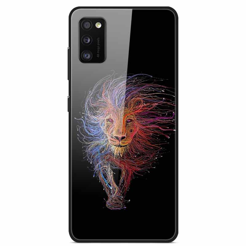 Для Samsung A41 Чехол A31 A71 A51 Закаленное Стекло Жесткие Задние Крышки Для Samsung Galaxy A51 Чехлы Для Телефона Защитные Fundas Coque A 41