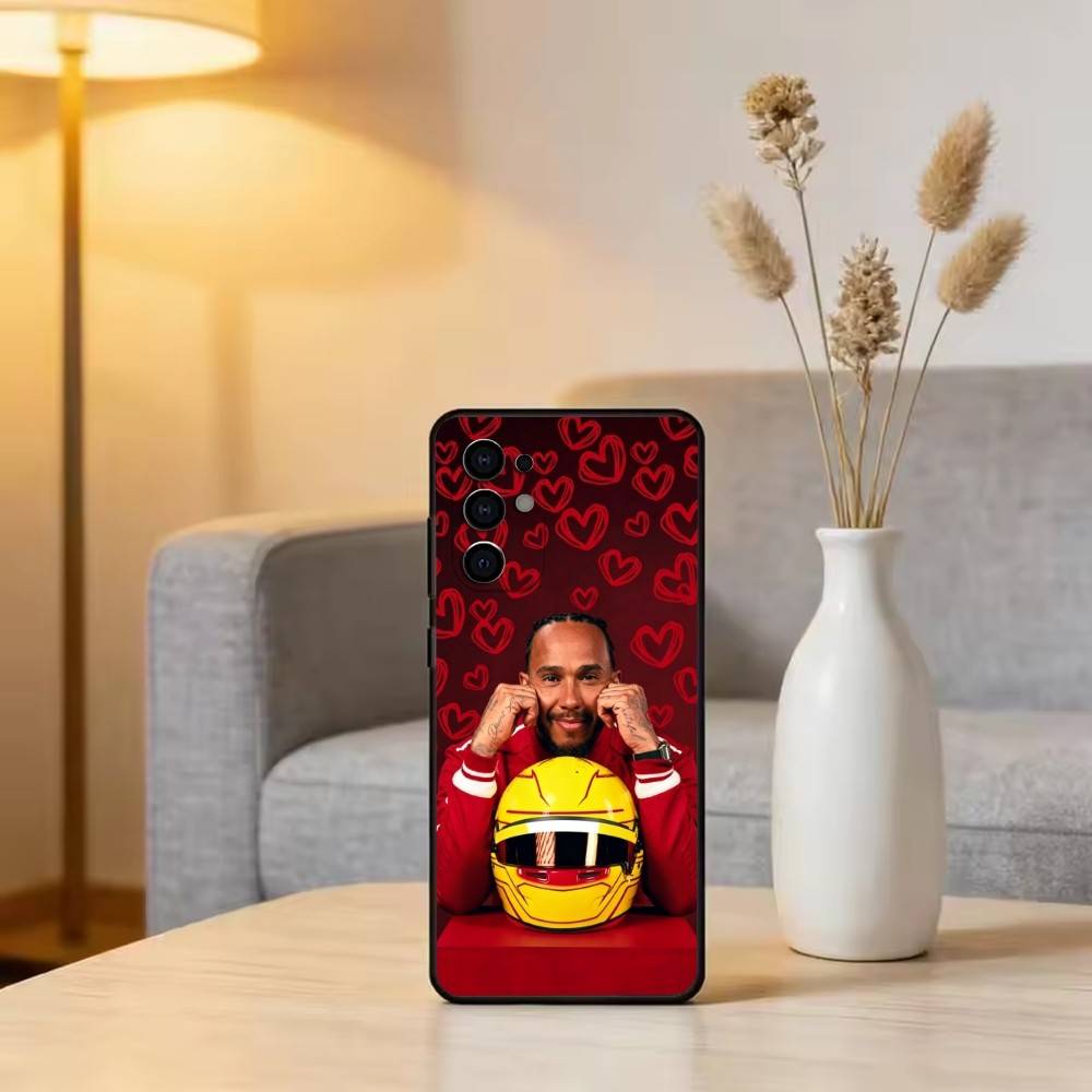 Чехол для телефона с изображением гонщика Льюиса Хэмилтона Для Samsung S25, S24, S21, S22, S23, S30, Ultra, S20, Plus, Fe, Мягкий силиконовый черный чехол